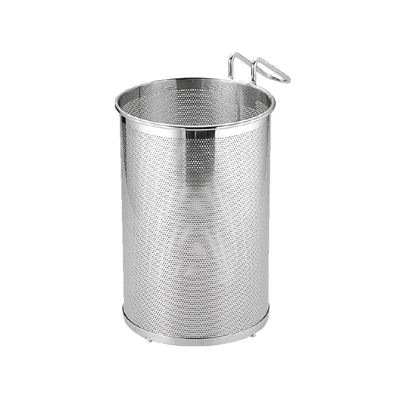 UK18-8ﾊﾟﾝﾁﾝｸﾞ丸ｽｰﾌﾟ取りｻﾞﾙ20㎝φ1.5