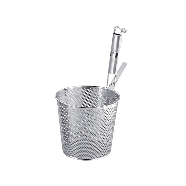 UK18-8ﾊﾟﾝﾁﾝｸﾞﾊﾟｲﾌﾟ柄平底うどん揚げ