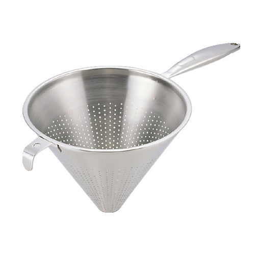 UK18-8片手コランダー１８cmﾓﾅｶﾊﾝﾄﾞﾙ