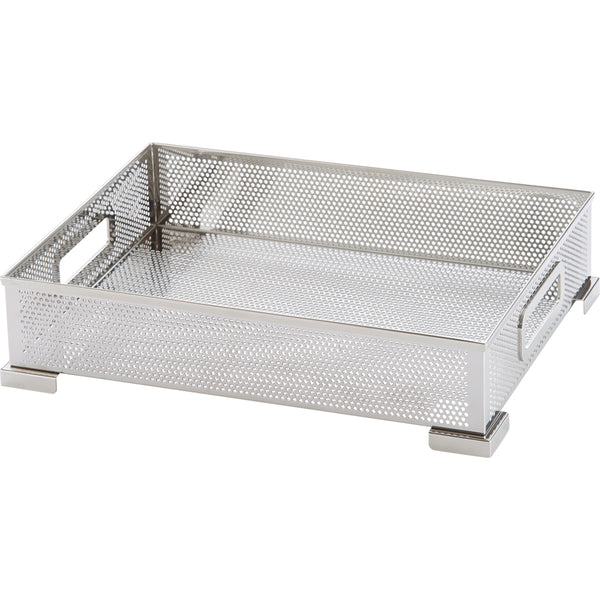 UK18-8ﾊﾟﾝﾁﾝｸﾞ ｽﾀｯｷﾝｸﾞ用ざる