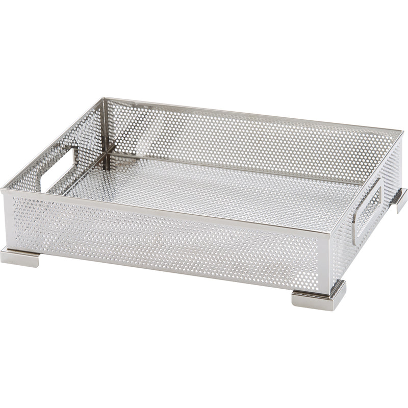 UK18-8ﾊﾟﾝﾁﾝｸﾞ ｽﾀｯｷﾝｸﾞ用ざる