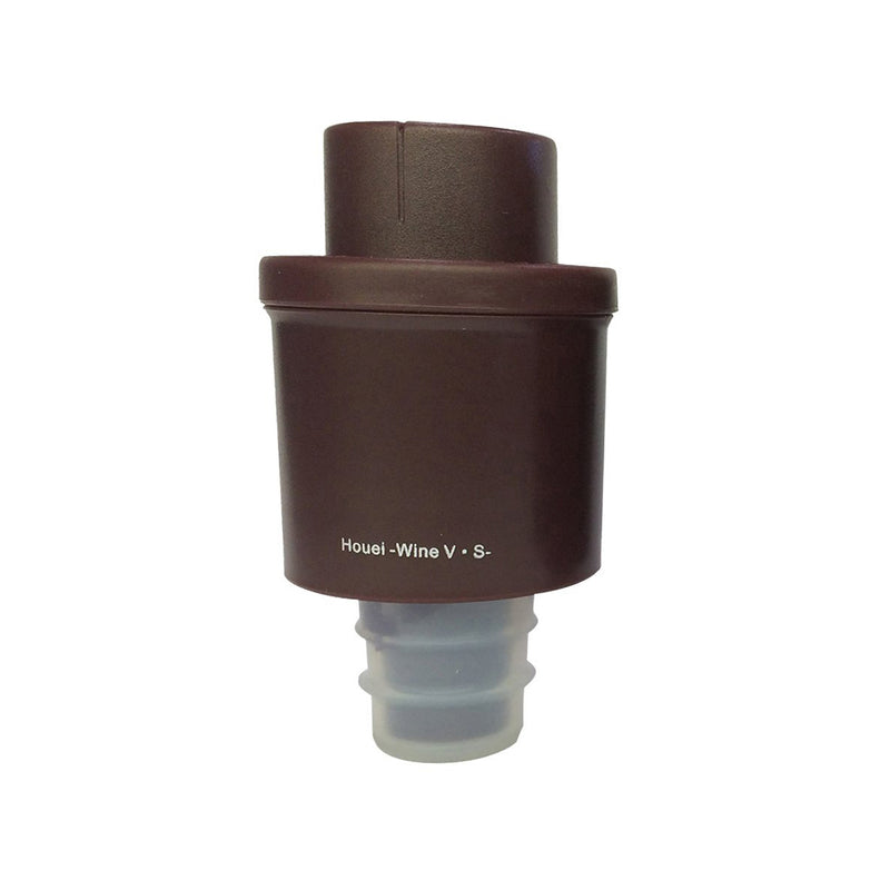 バキュームワインストッパー中ブラウン