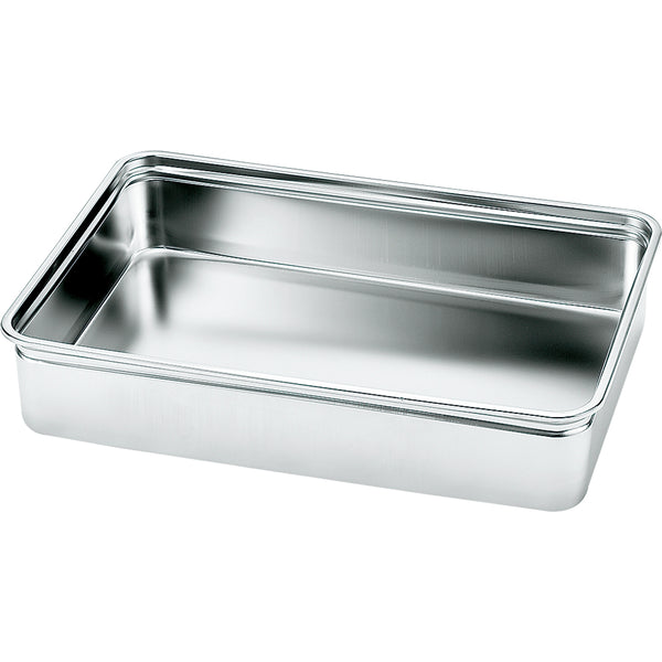 AG18-8ｻﾆﾀﾘｰ番重ﾊﾞｯﾄ中(深)110mm22806取手無し