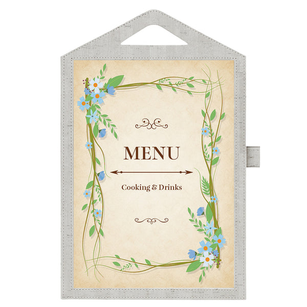 シンビハンドル付メニューブックCMB-2グレー