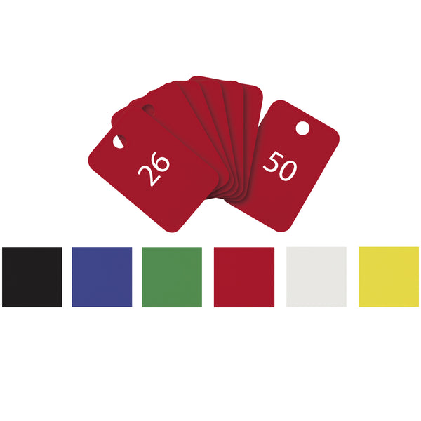 スチロール番号札 26～50　BF-55-BK黒