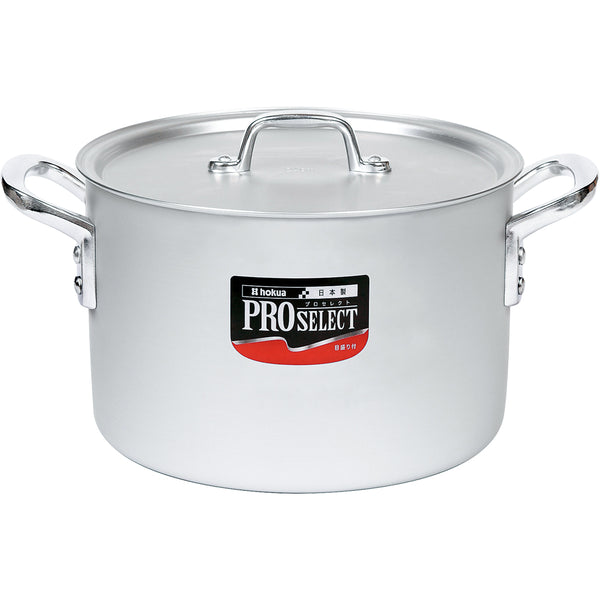 ｱﾙﾐ ﾌﾟﾛｾﾚｸﾄ 半寸胴鍋(目盛付)30㎝