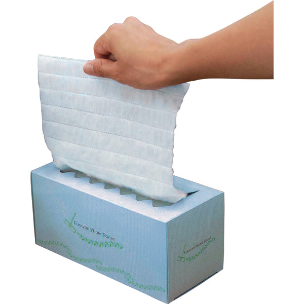 ふんわりワイパーシート50枚ﾛｰﾙ ﾌﾞﾙｰ